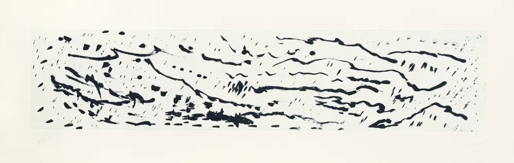版画 Fattal - Collines