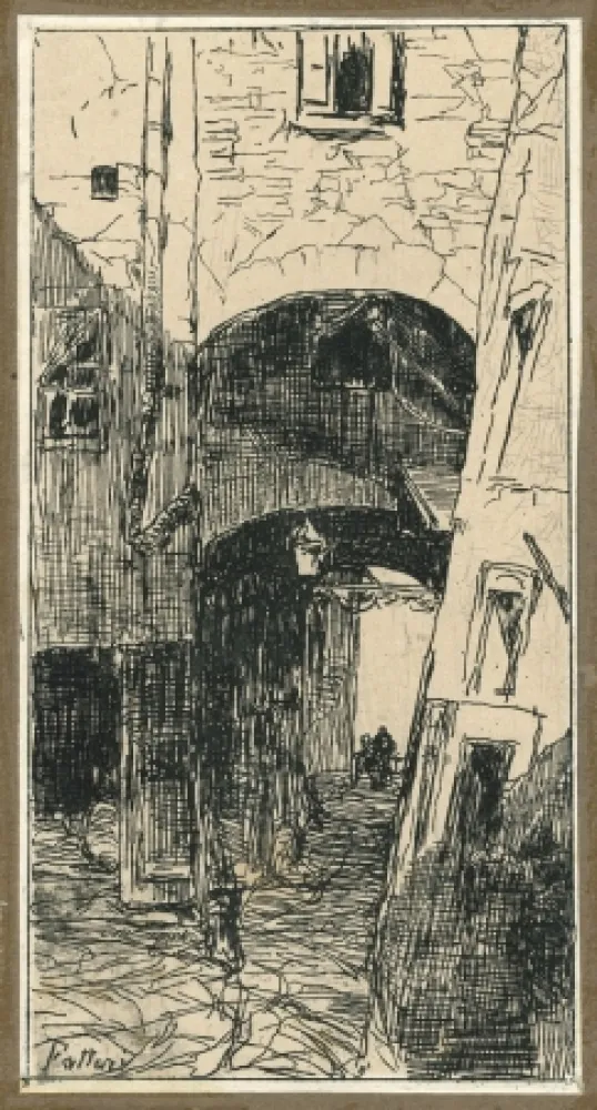 无技术 Fattori - VECCHIO MERCATO A FIRENZE (Old Florence Market) 