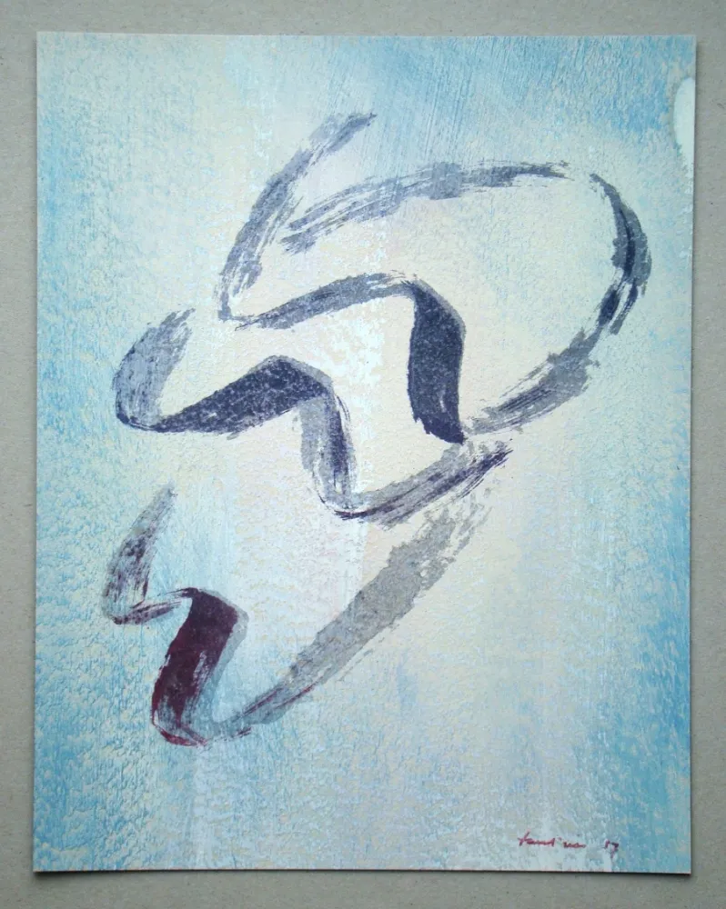 石版画 Fautrier - Annabelle Nue