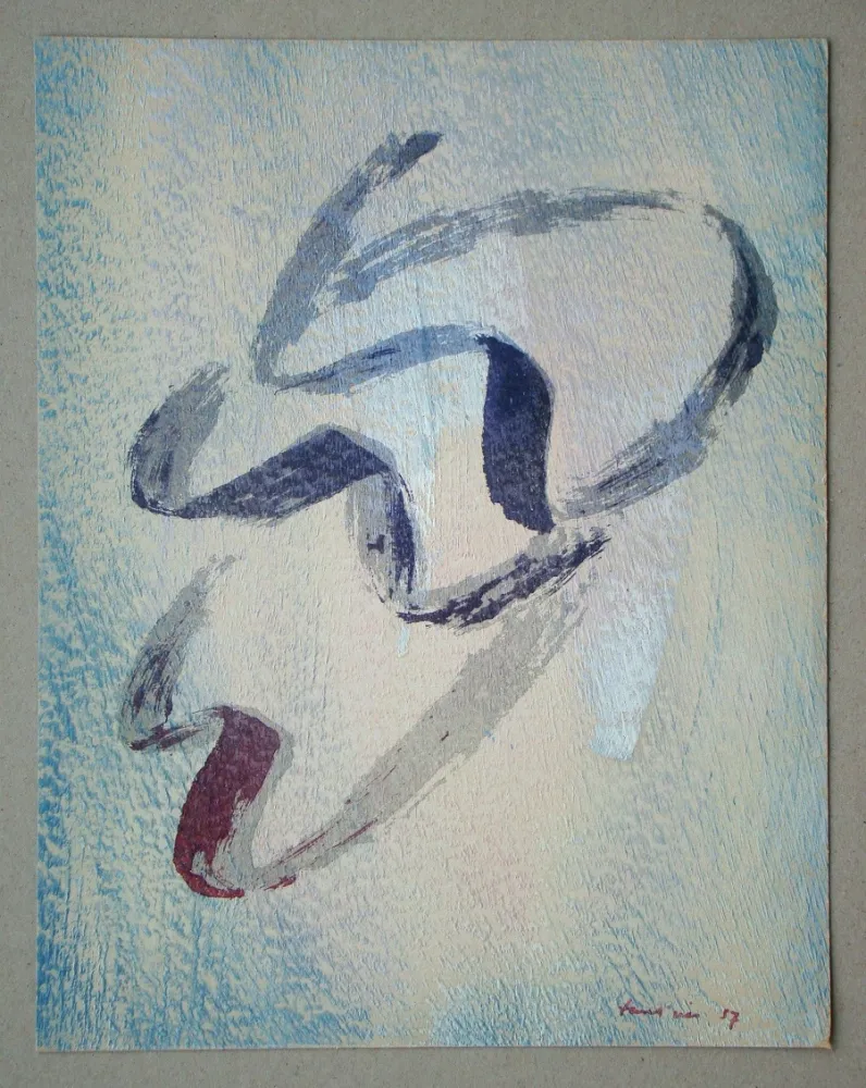 石版画 Fautrier - Annabelle Nue