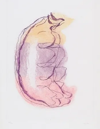 版画 Fautrier - Grands torses de femmes