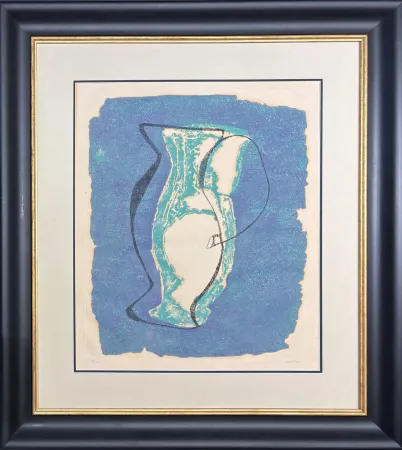 飞尘腐蚀法 Fautrier - Jean Fautrier (1898–1964) - Le pichet - Etching and aquatint on paper - 1947