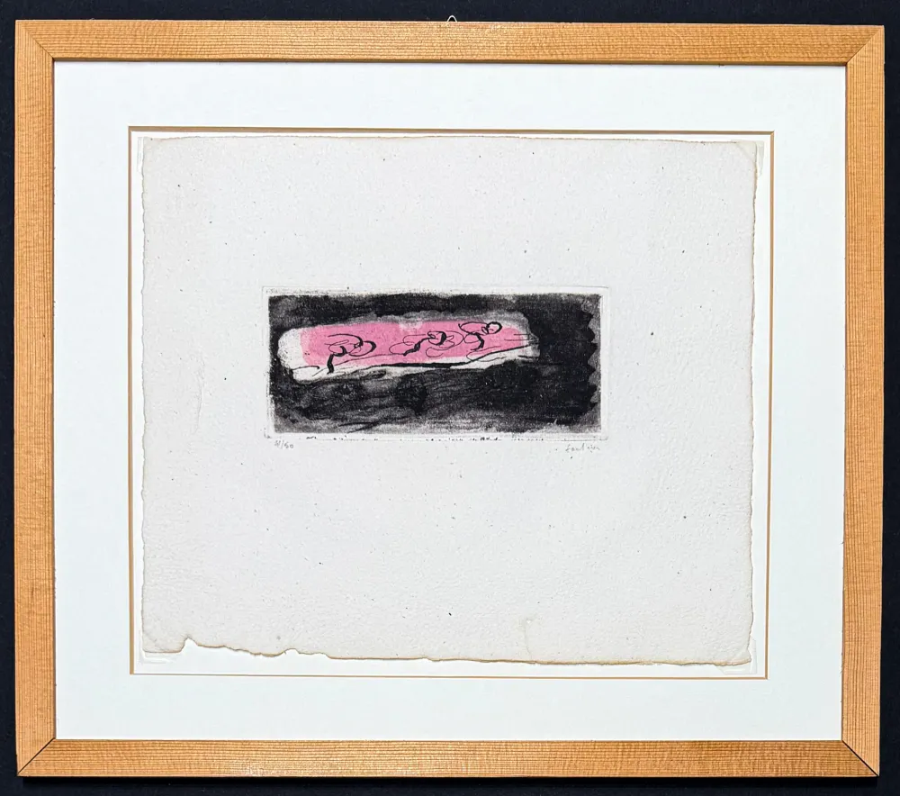 版画 Fautrier - Jean Fautrier (1898–1964) -Petit Paysage Sombre- etching aquatint on paper- 1941