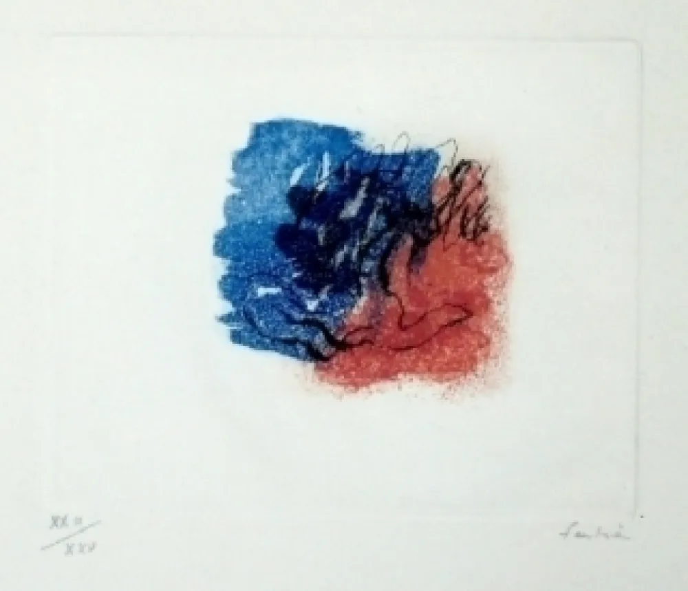 蚀刻飞尘法 Fautrier - L'Arbre