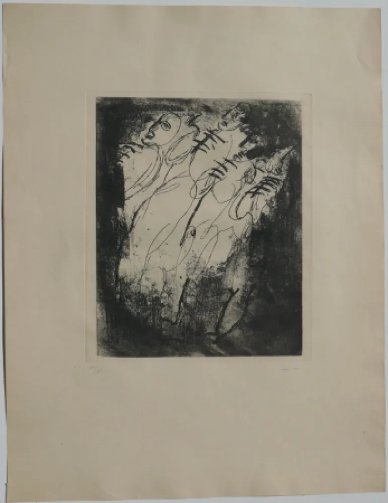 蚀刻飞尘法 Fautrier - Les fusillés