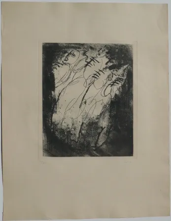 蚀刻飞尘法 Fautrier - Les fusillés