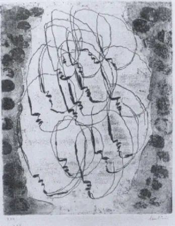 蚀刻飞尘法 Fautrier - Les massacrés