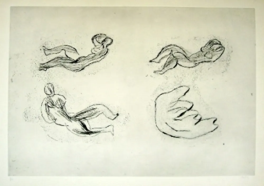 蚀刻版画 Fautrier - Naissance de la femme