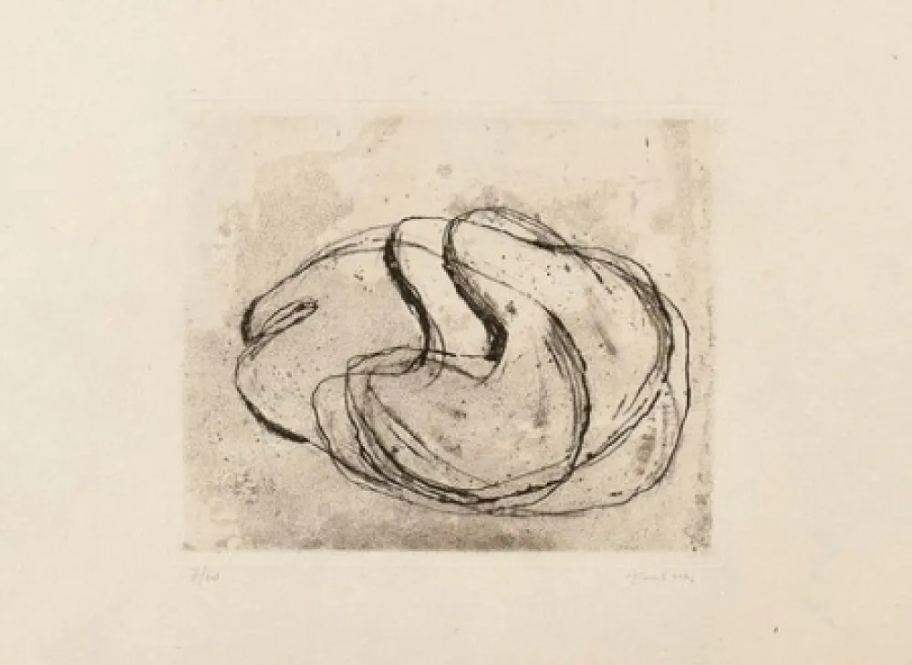 蚀刻飞尘法 Fautrier - Nu noir