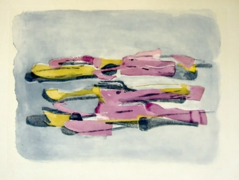 蚀刻飞尘法 Fautrier - Paysage