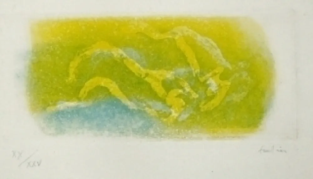 蚀刻飞尘法 Fautrier - Paysage du midi