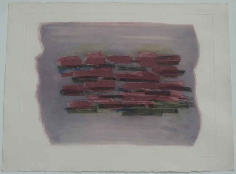 蚀刻飞尘法 Fautrier - Paysage labouré