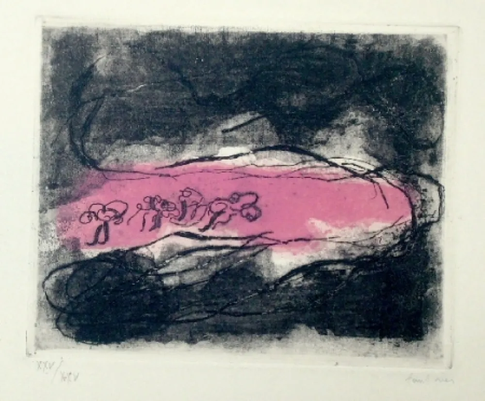 蚀刻飞尘法 Fautrier - Paysages sombres