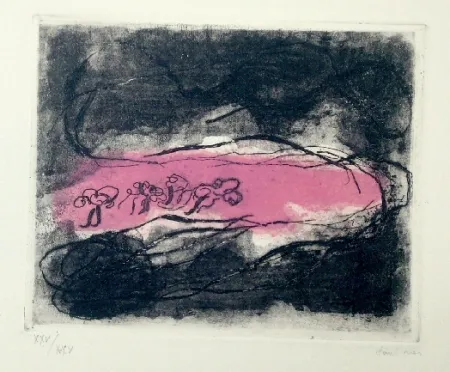 蚀刻飞尘法 Fautrier - Paysages sombres