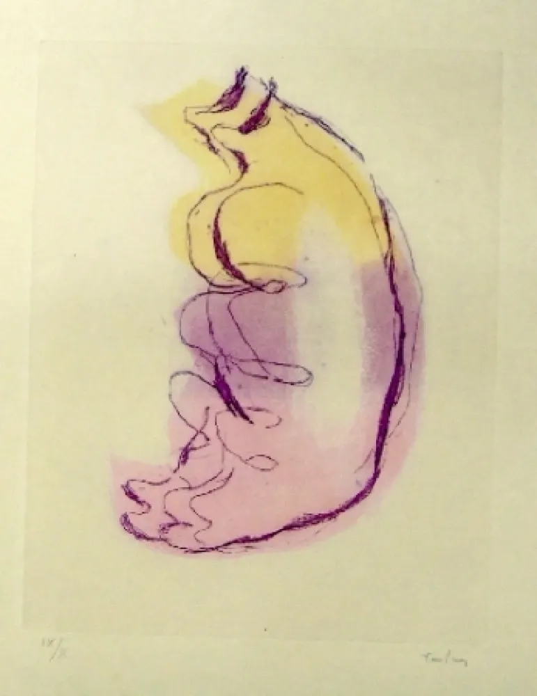 蚀刻飞尘法 Fautrier - Petits torses de femmes