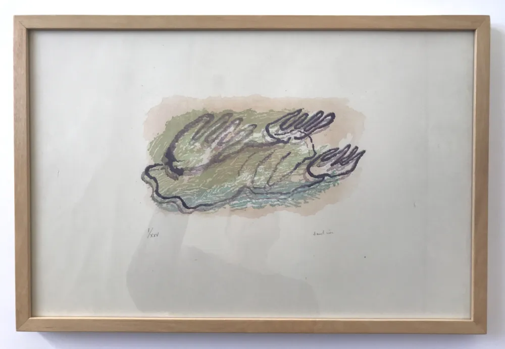 木刻 Fautrier - Sans titre (Végétaux)