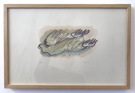 木刻 Fautrier - Sans titre (Végétaux)