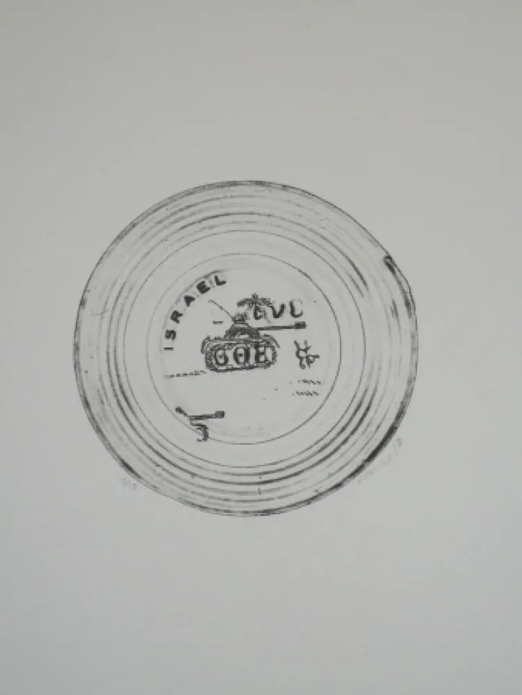 蚀刻版画 Favier - Israel