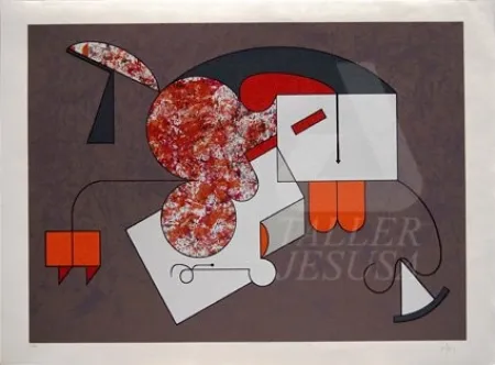 丝网印刷 Felguerez - Caracoles del silencio