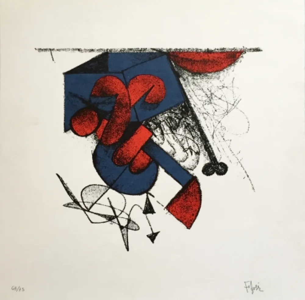 无技术 Felguerez - Escultura con Fondo Blanco