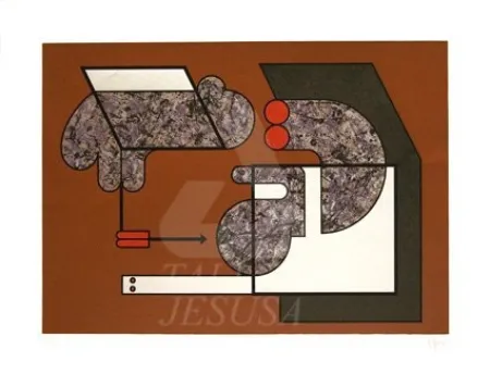 丝网印刷 Felguerez - Reunion de famille 