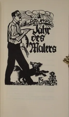 插图书 Felixmuller  - Jahr des Malers