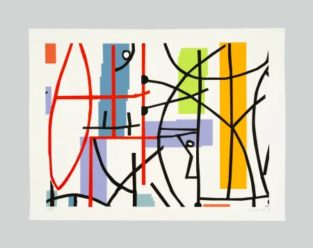 丝网印刷 Fermariello - Senza titolo