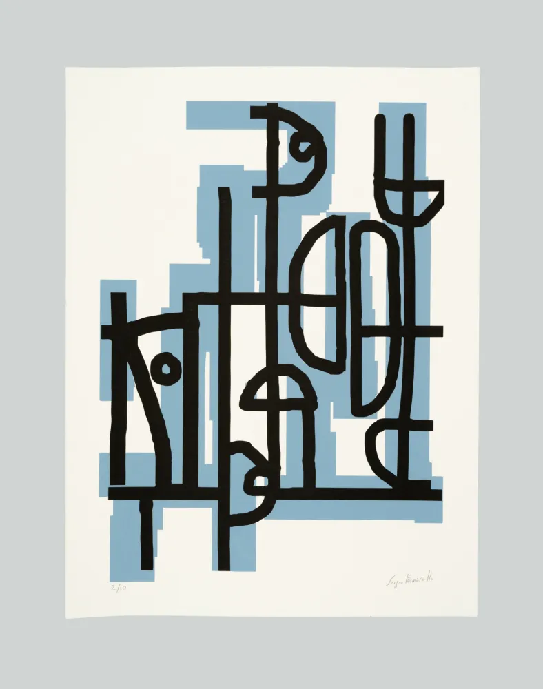 丝网印刷 Fermariello - Senza titolo