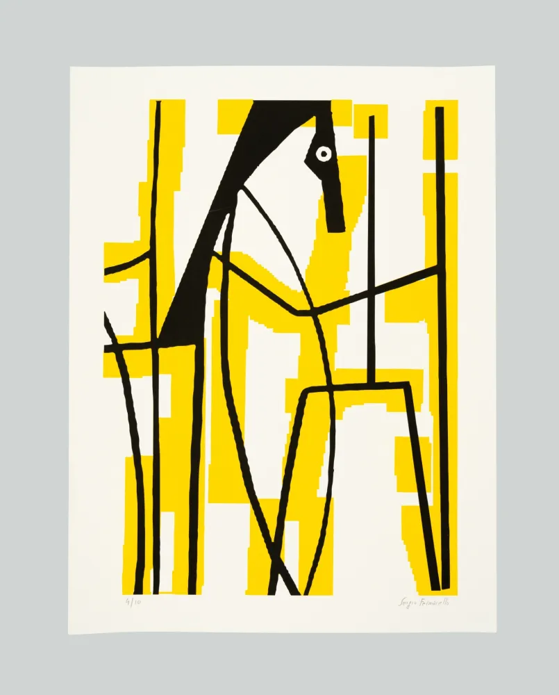 丝网印刷 Fermariello - Senza titolo