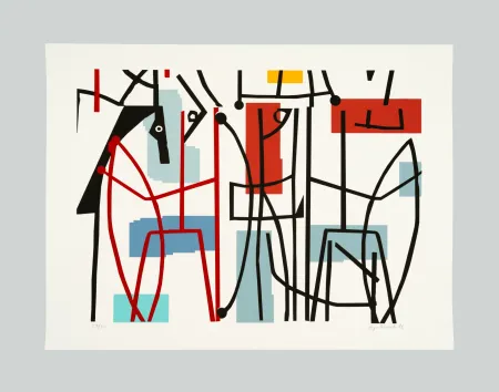 丝网印刷 Fermariello - Senza titolo