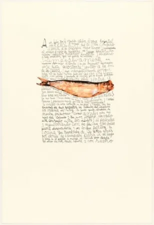 石版画 Ferrari - A un lado por la izquierda