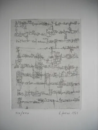 蚀刻版画 Ferrari - The international avant garde 4