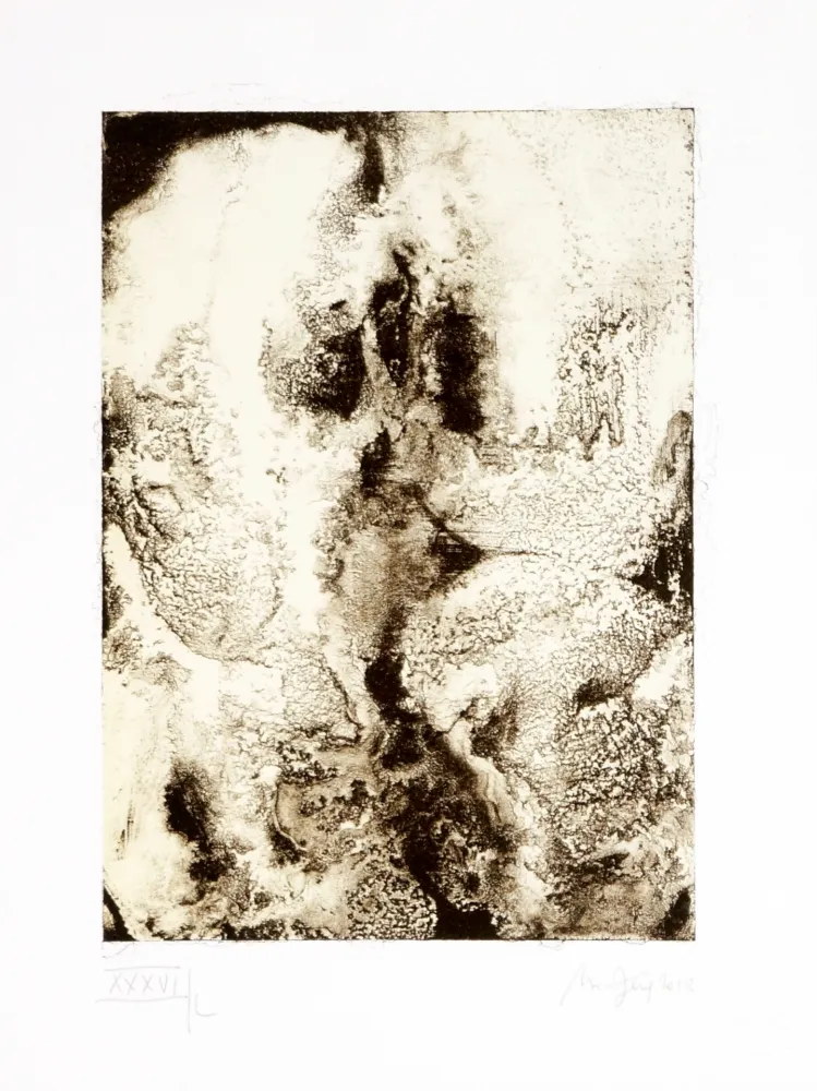 石版画 Ferré - Portrait 5