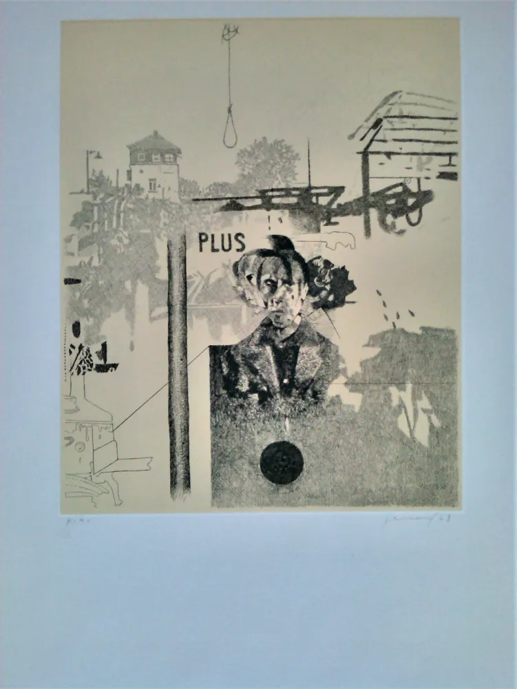 蚀刻版画 Ferroni - Autobiografia n.. 3