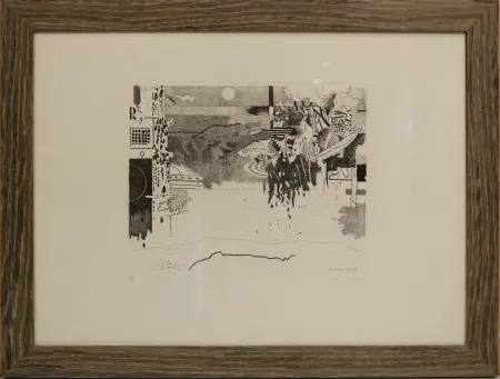 蚀刻版画 Ferroni - Biografia di un paesaggio