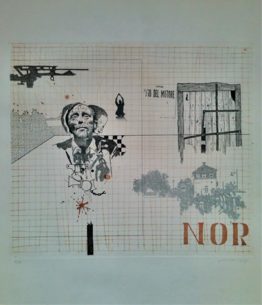 蚀刻版画 Ferroni - Norge
