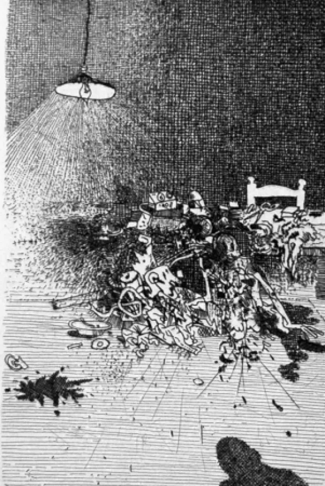 蚀刻版画 Ferroni - Racconto di situazione