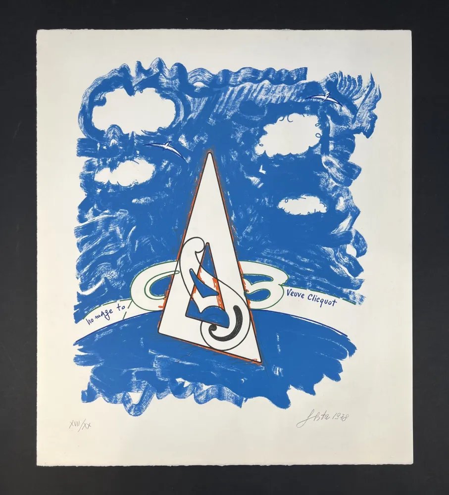 石版画 Festa  - Homage to Veuve Clicquot