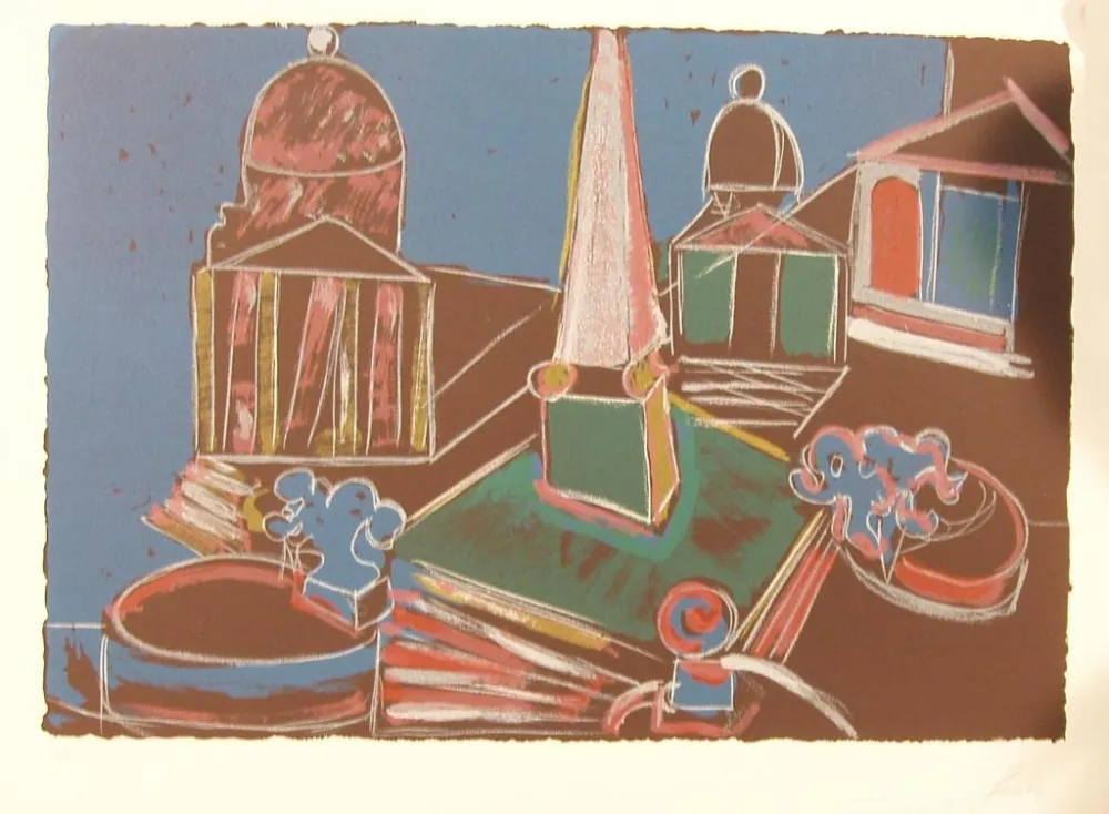 石版画 Festa  - SENZA TITOLO