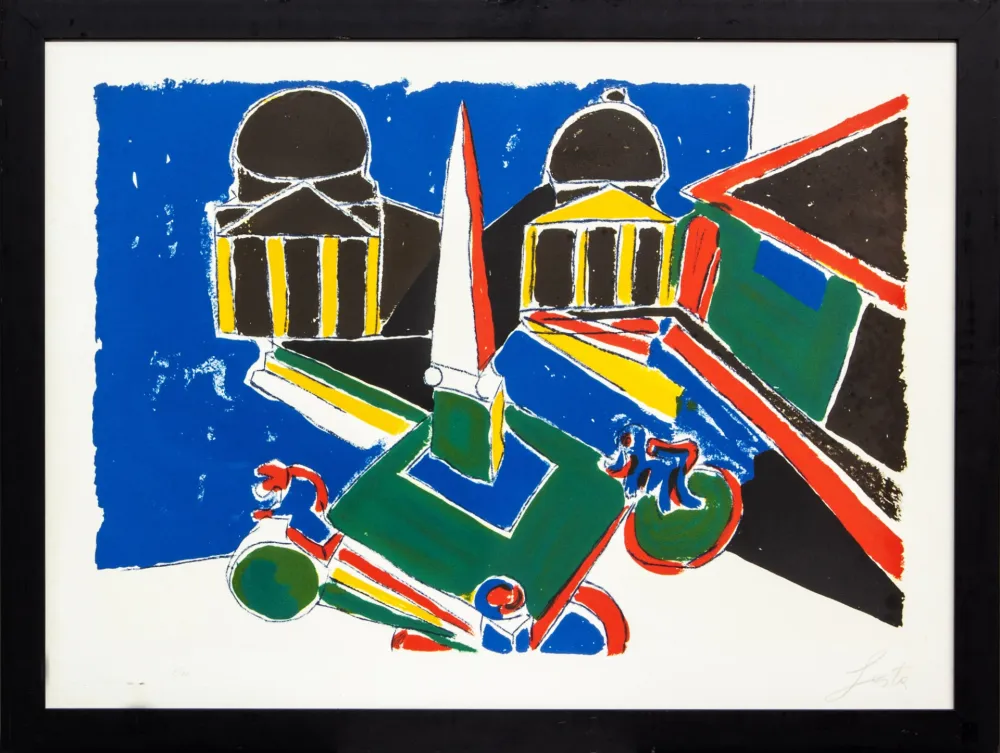 石版画 Festa  - SENZA TITOLO