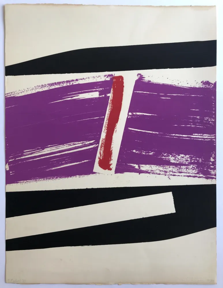 丝网印刷 Fichet - Composition abstraite