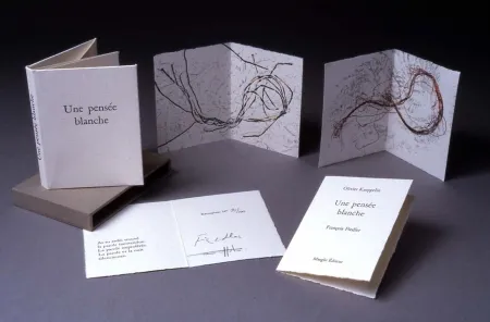 蚀刻版画 Fiedler - Une pensée blanche