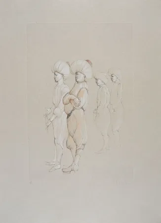 蚀刻版画 Fini - Conte de la 672 ème Nuit - VII