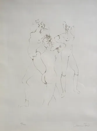 版画 Fini - Erotica