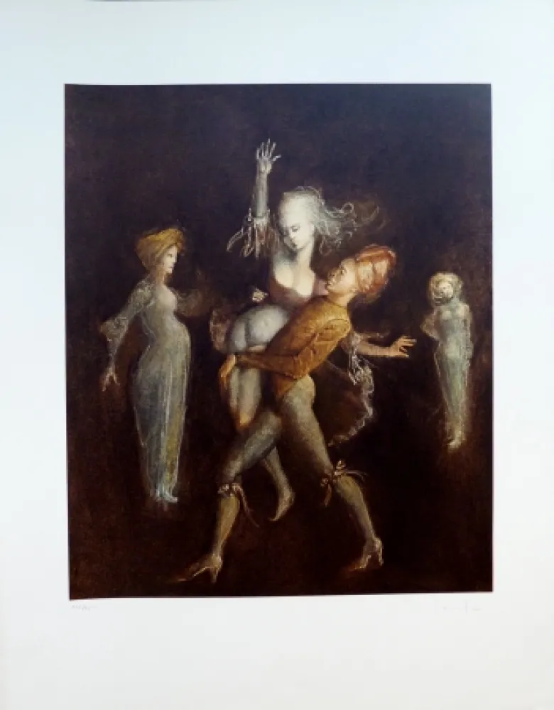 石版画 Fini - L’Enlèvement