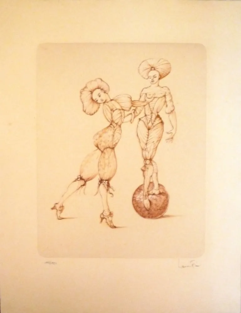 版画 Fini - Les Jumelles 