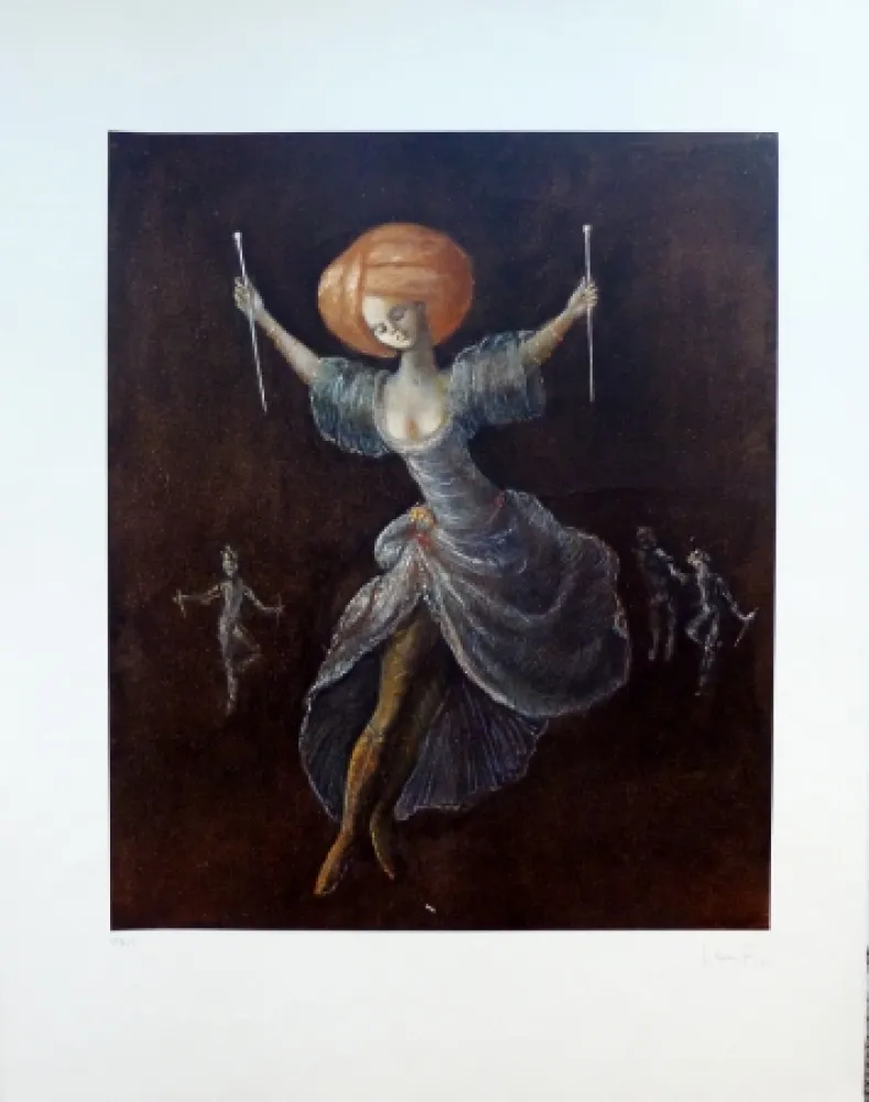 石版画 Fini - Miracle aux Longues Aiguilles