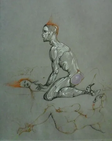 版画 Fini - Solomonie la Possédée