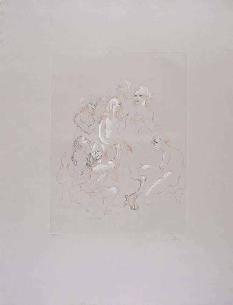 蚀刻版画 Fini - Solomonie la Possédée III (Erotique)