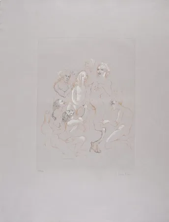 蚀刻版画 Fini - Solomonie la Possédée III (Erotique)